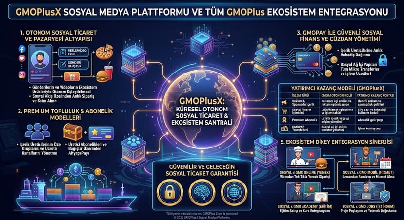  GMOPLUSX: Ekosistemin Sosyal Akış Motoru: Sosyal Medya ve Ticaret Birleşti!
