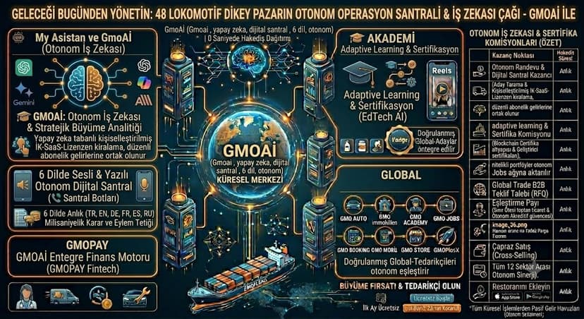 Geleceğin İş Zekası GMOAİ ile 6 Dilde Otonom Dijital Santral ve SaaS Yapay Zeka Girişimciliği