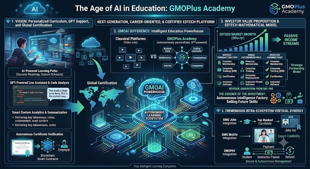 The Age of AI in Education: GMOPlus Academy Autonomous Learning Ecosystem