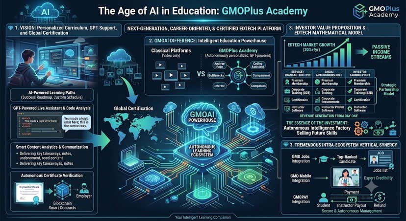 The Age of AI in Education: GMOPlus Academy Autonomous Learning Ecosystem