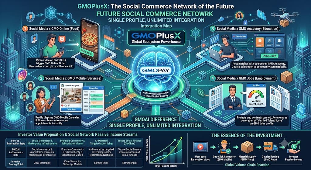 The Social Commerce Network of the Future: GMOPlusX Global Ecosystem Powerhouse