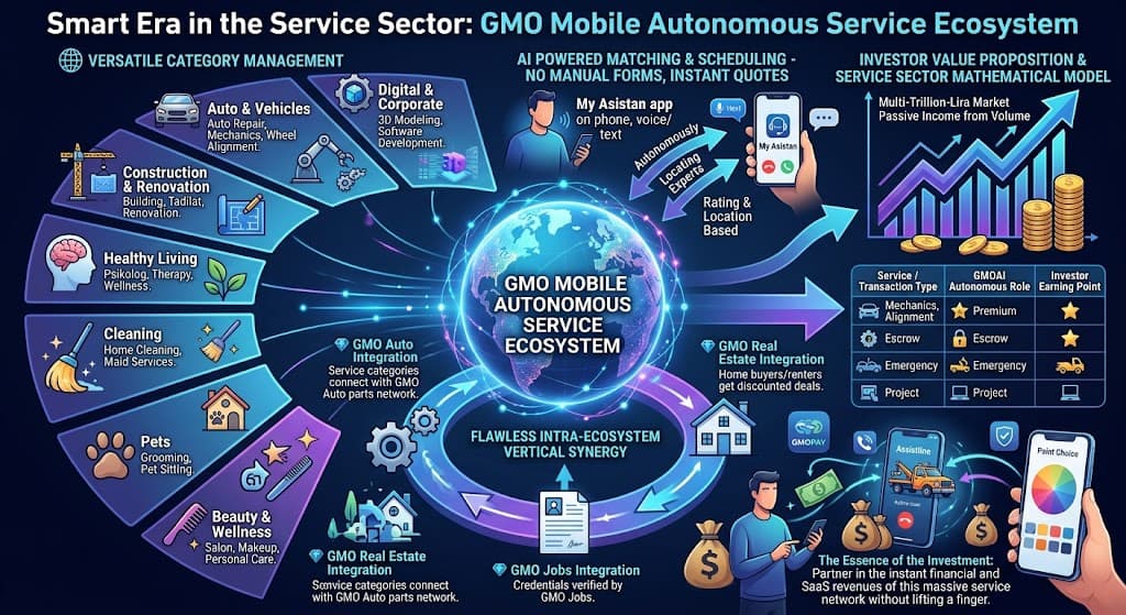 Smart Era in the Service Sector: GMO Mobile Autonomous Service Ecosystem
