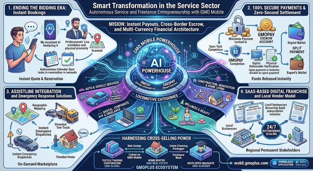 Smart Transformation in the Service Sector: Autonomous Service and Freelance Entrepreneurship with GMO Mobile