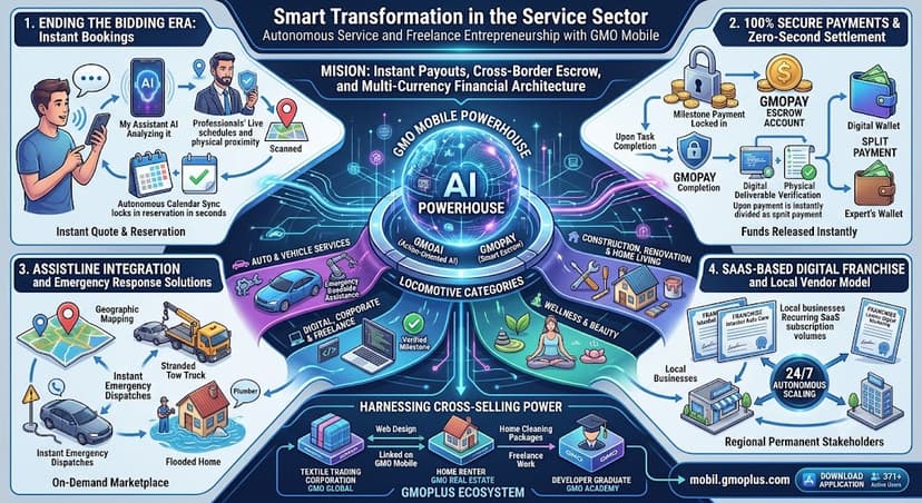 Smart Transformation in the Service Sector: Autonomous Service and Freelance Entrepreneurship with GMO Mobile